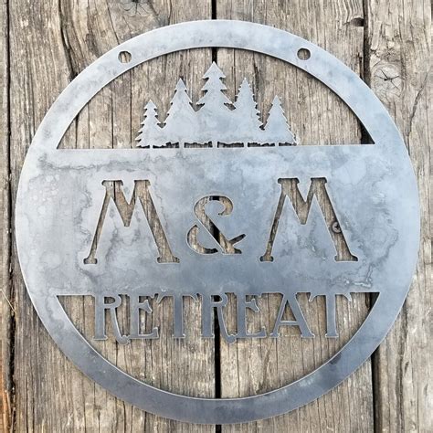 decorative metal house signs|metal decorative outdoor signs.